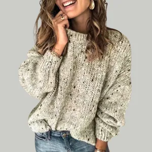 Tives – Half-zip sweater. Soft and easy.