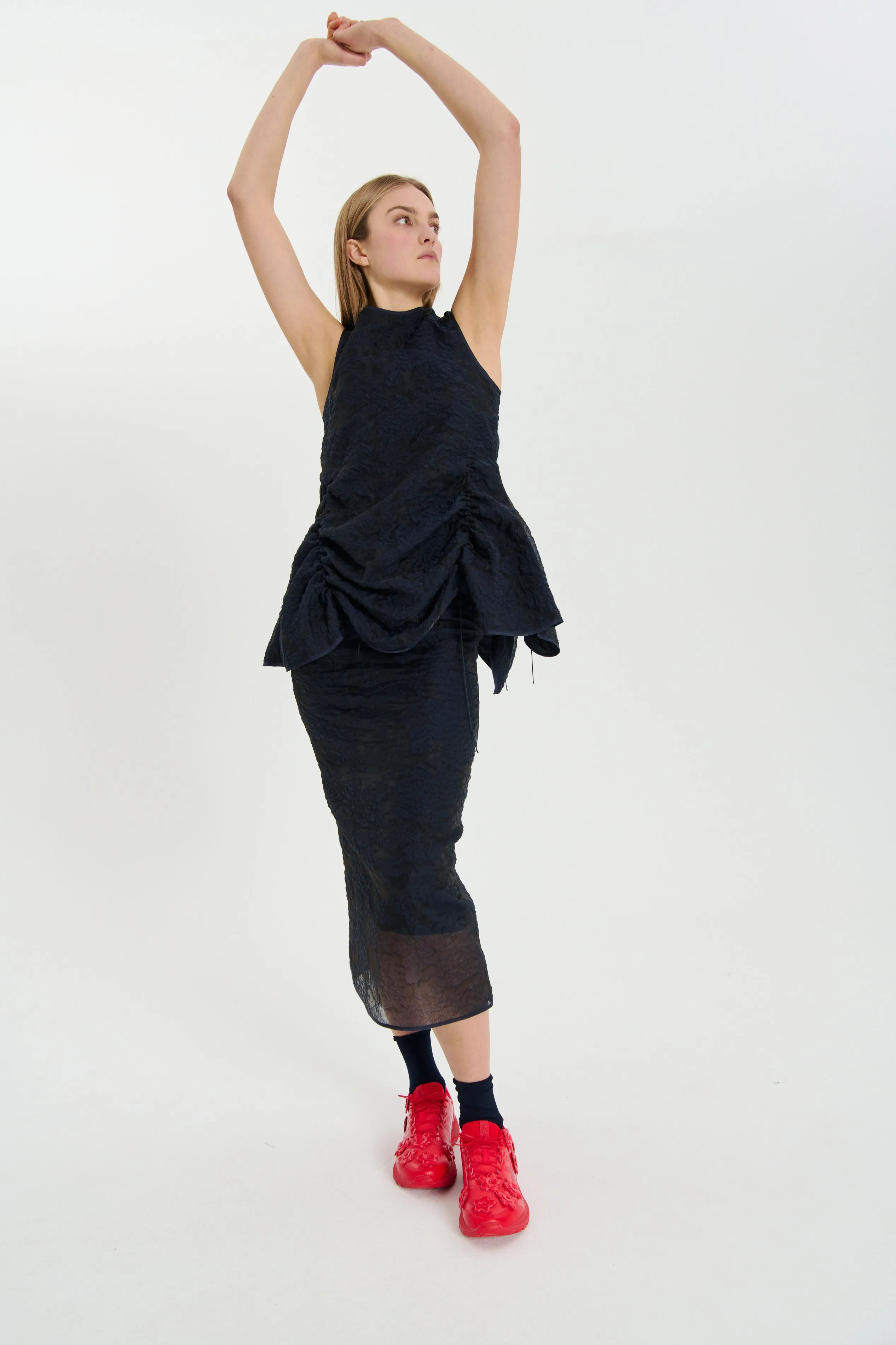 UKA | SKIRT POSY MATELASS… NAVY