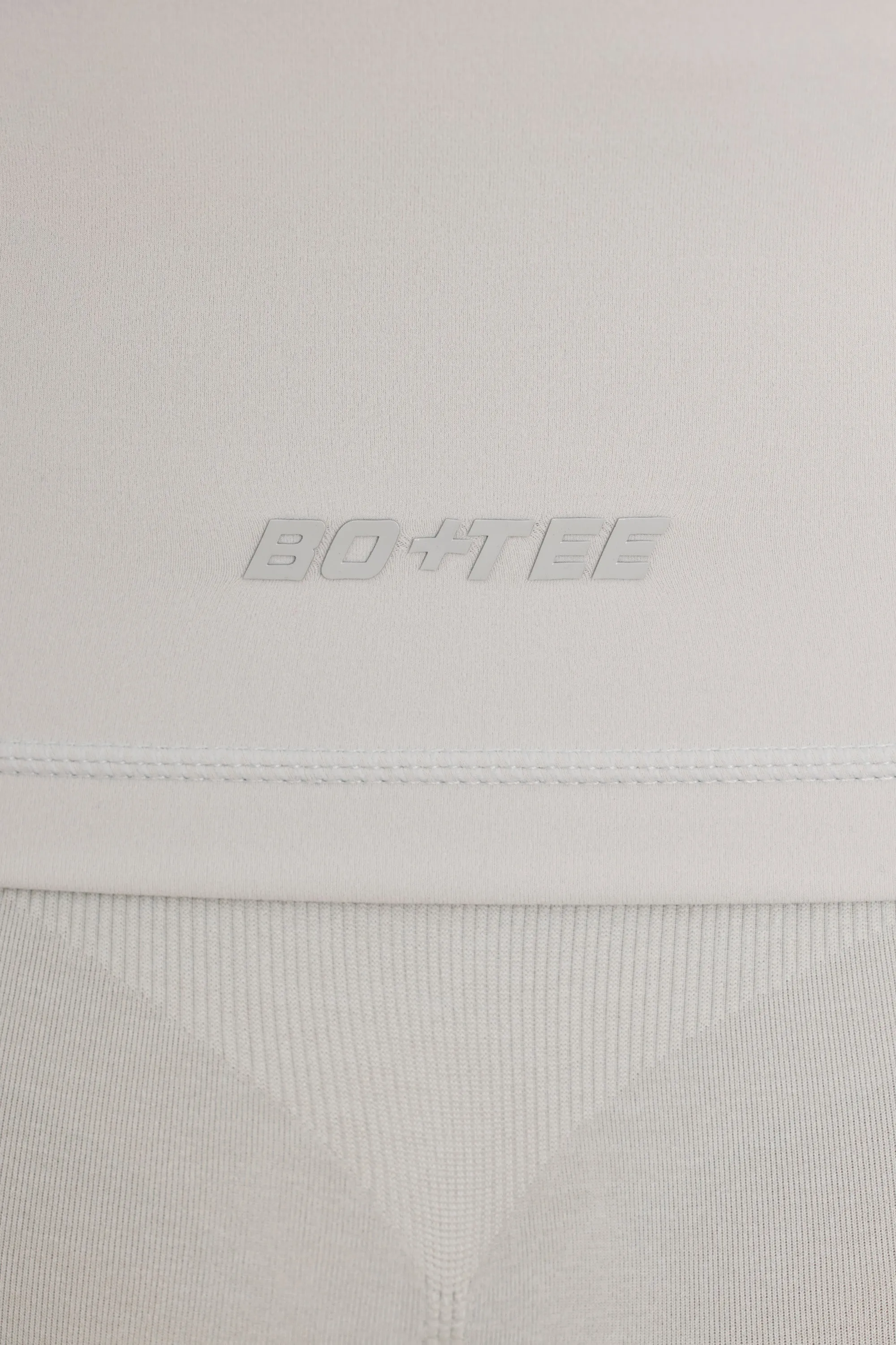Vigour - Soft Active Hooded Zip Up Jacket in Light Grey