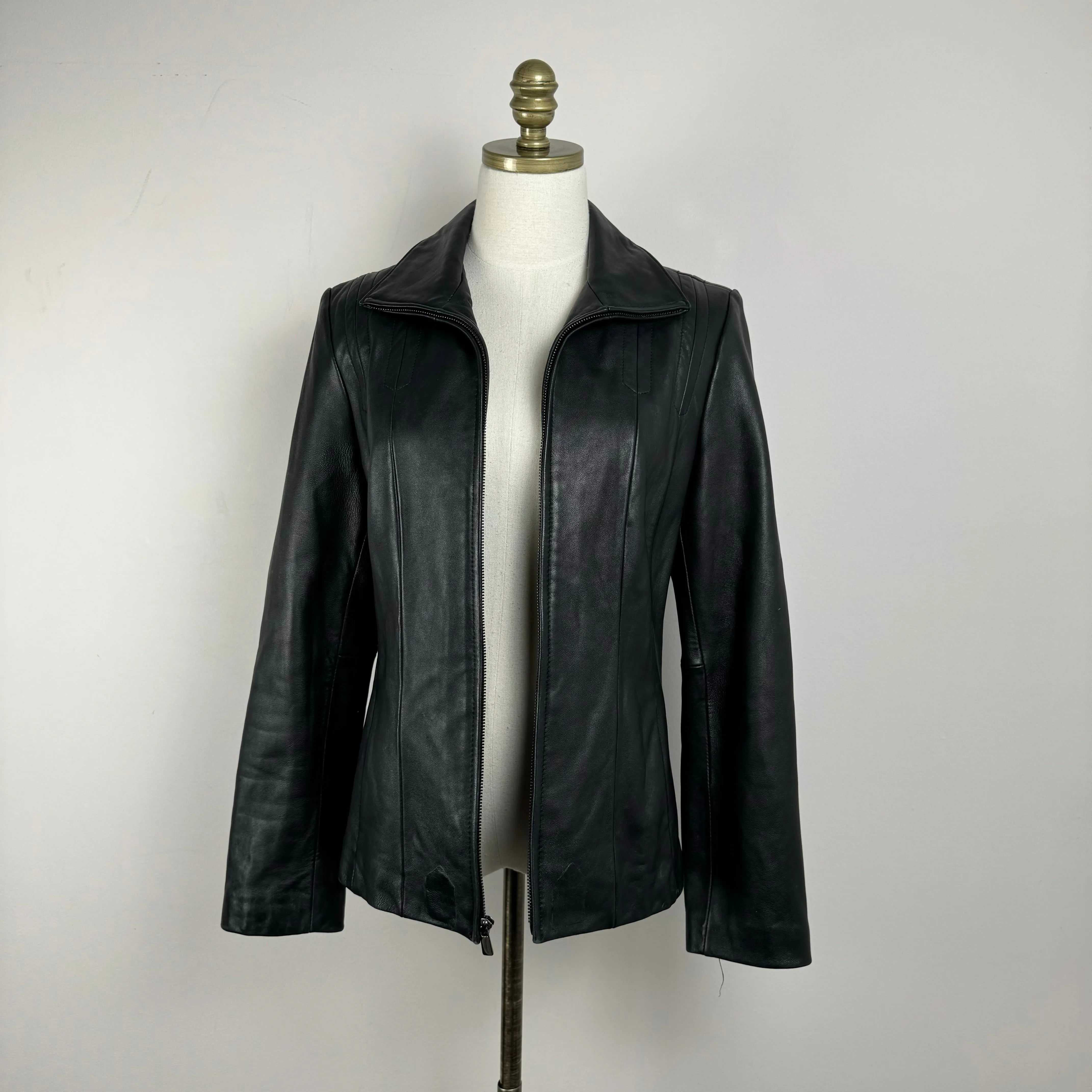 Vintage Black Leather Jacket