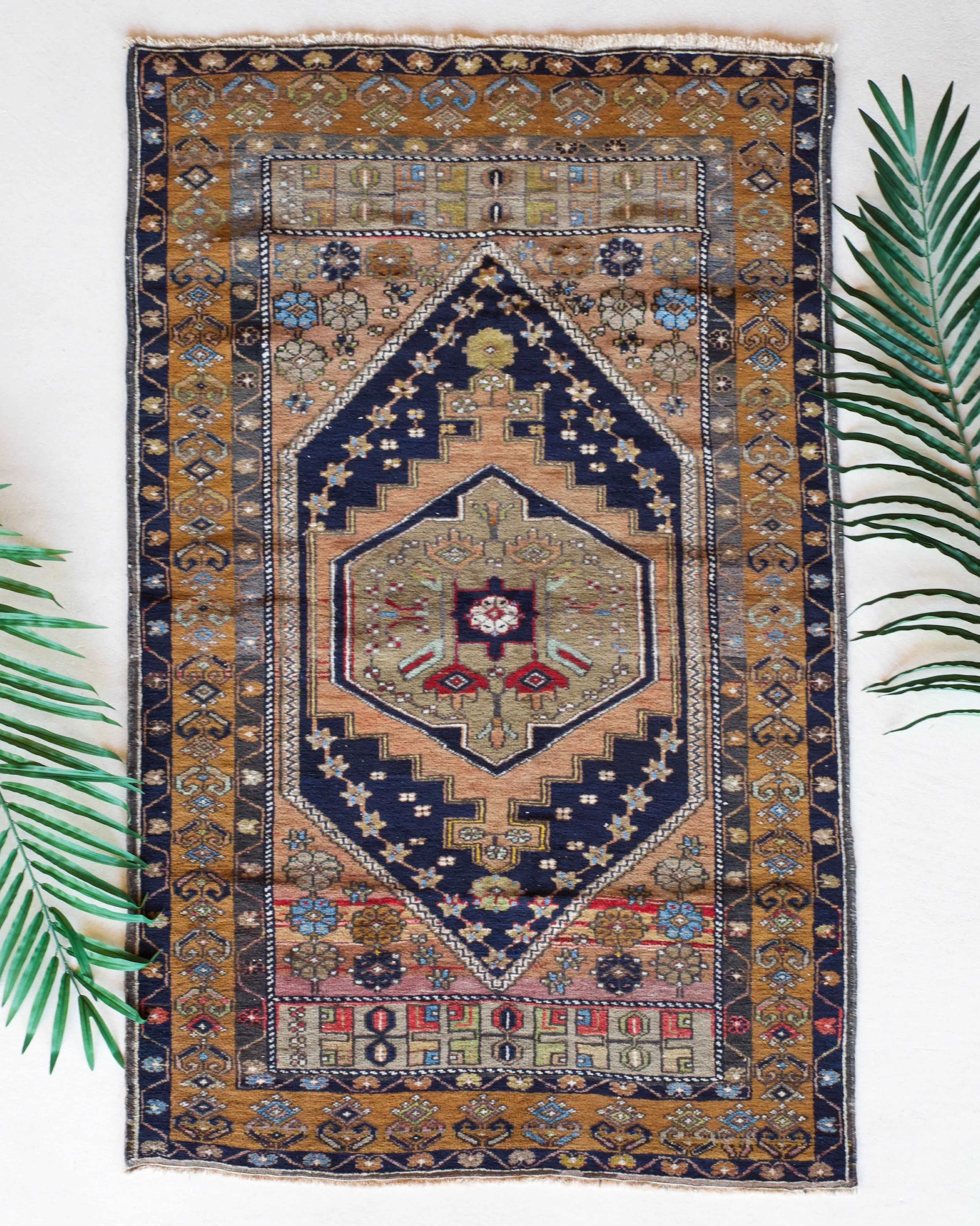 Vintage Kayseri Yahyali Rug 3'4"x5'6"