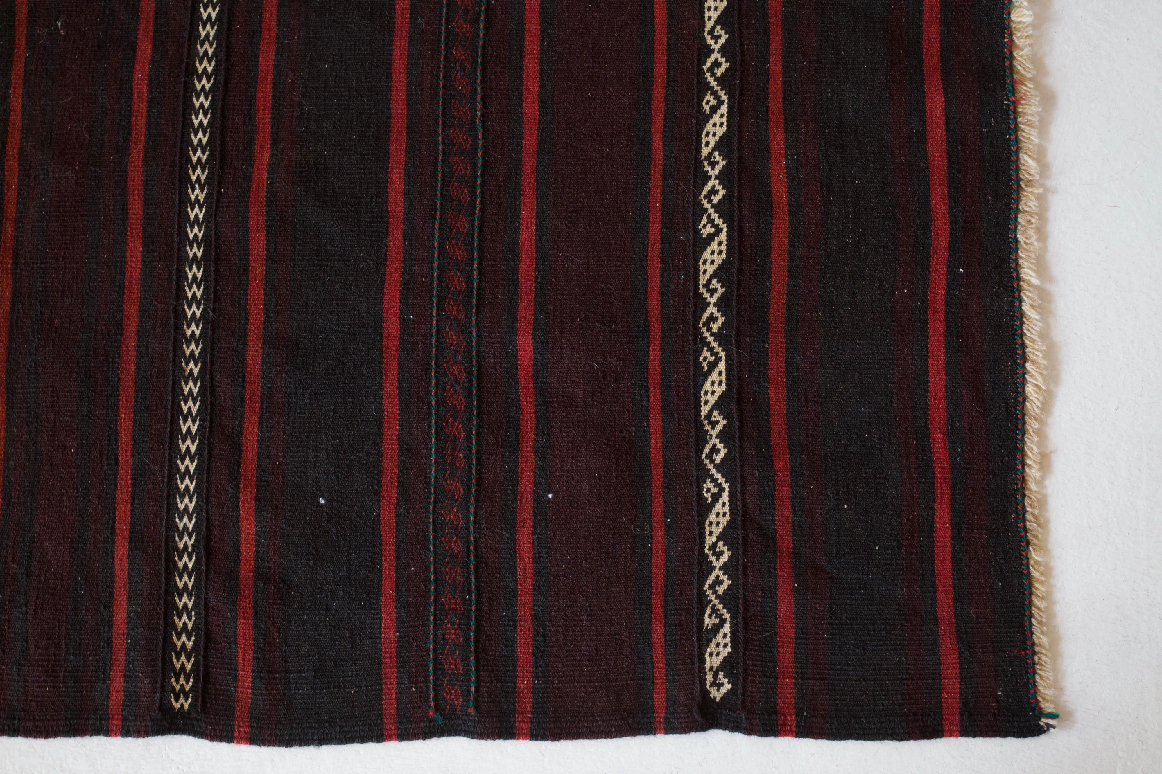 Vintage Turkish Aegean Kilim Rug 3'6"x5'5"