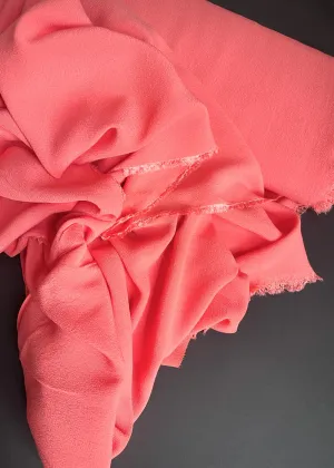 Viscose Moss Crepe - Coral Orange