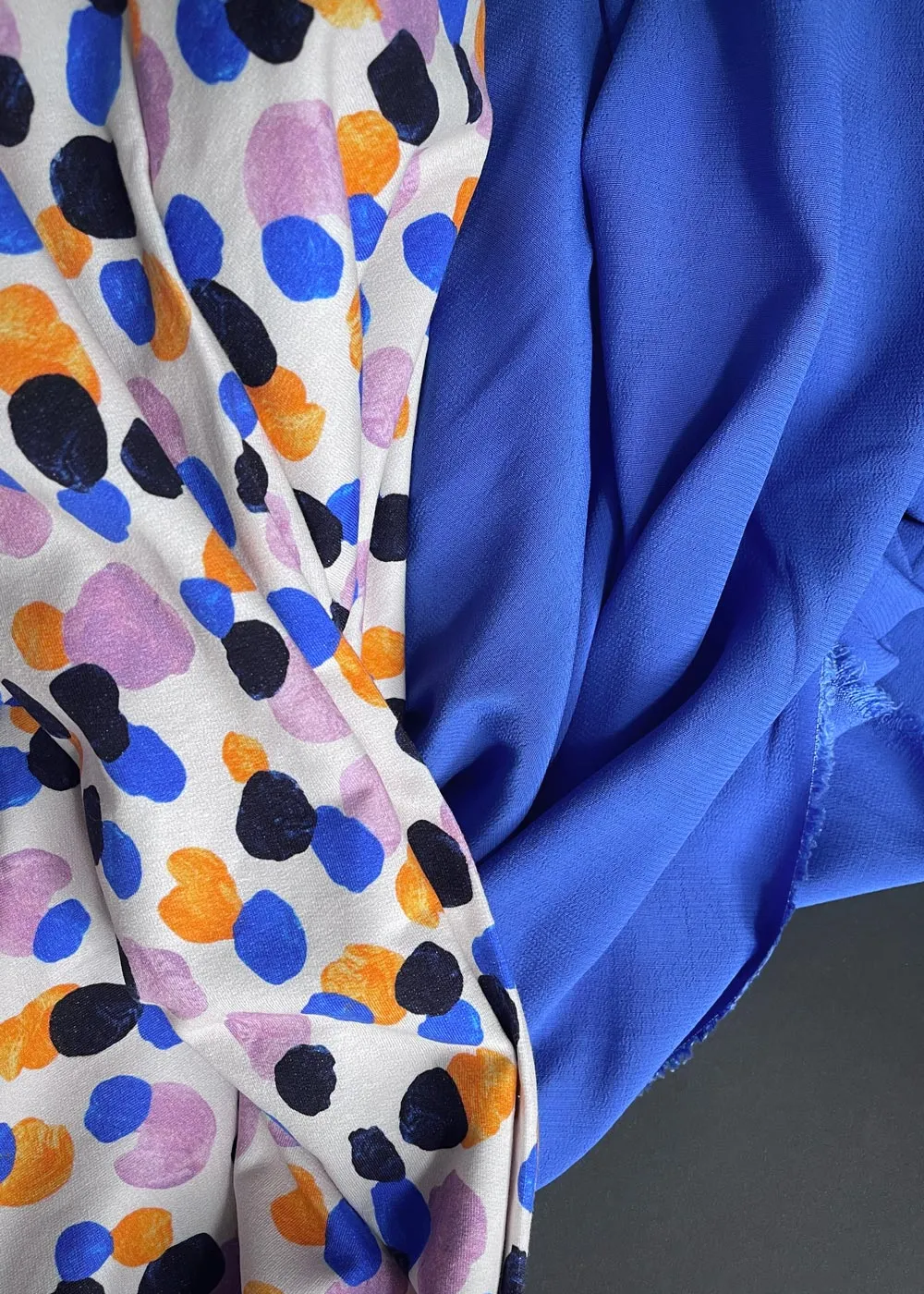 Viscose Moss Crepe - Reef Blue