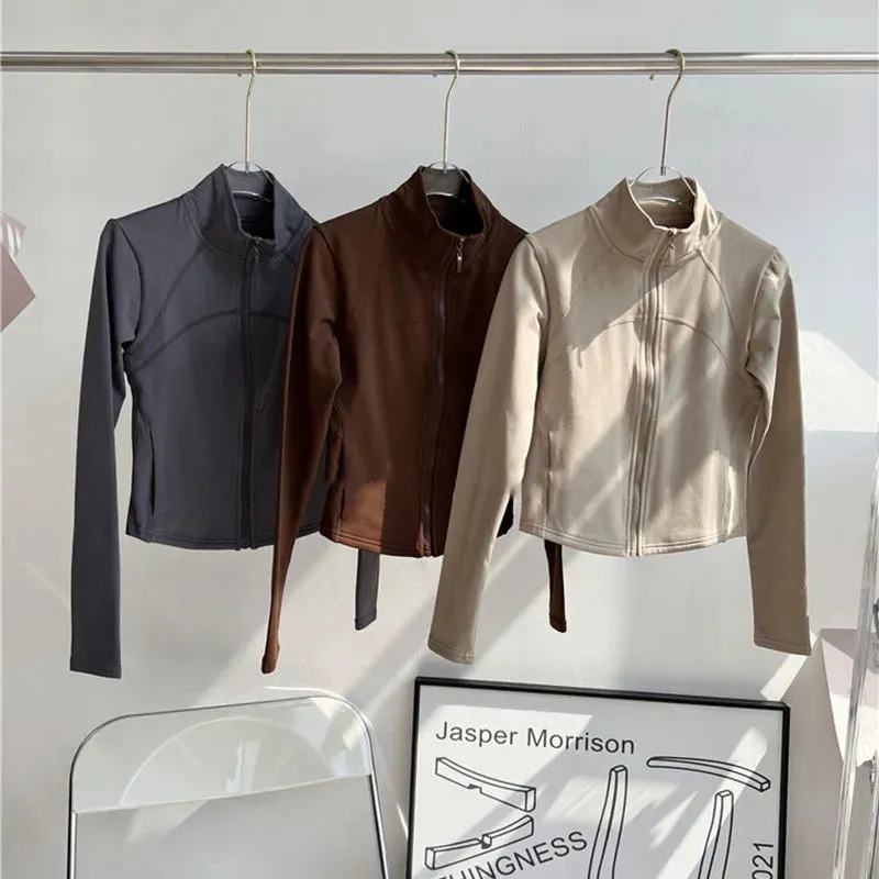 Warm Running Stretch Training Jacket