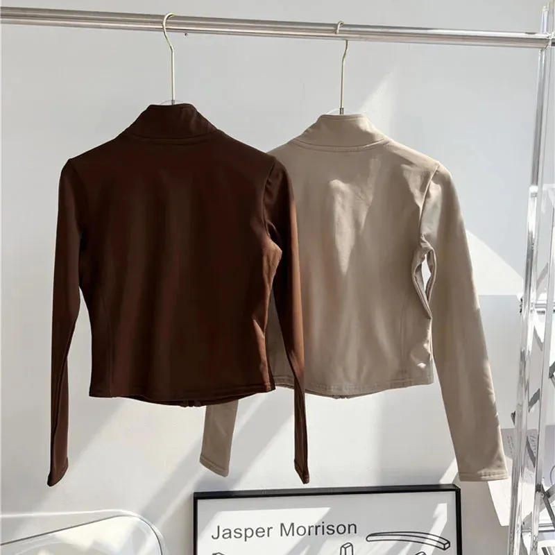 Warm Running Stretch Training Jacket
