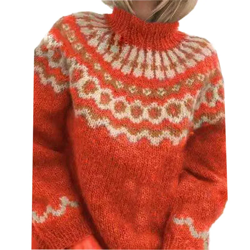 Warm winter sweater - soft cashmere women's sweater for cold days