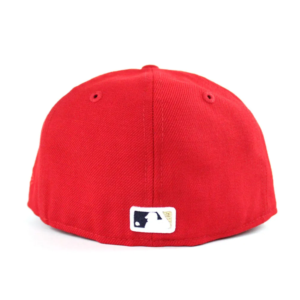 Washington Nationals 2008 INAUGURAL SEASON New Era 59Fifty Fitted Hat (Red Gray Under Brim)