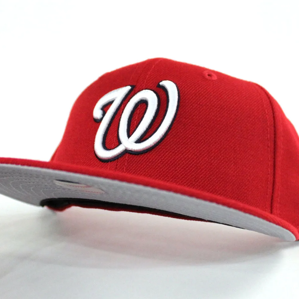 Washington Nationals 2019 World Series New Era 59Fifty Fitted Hat (Red Gray Under Brim)
