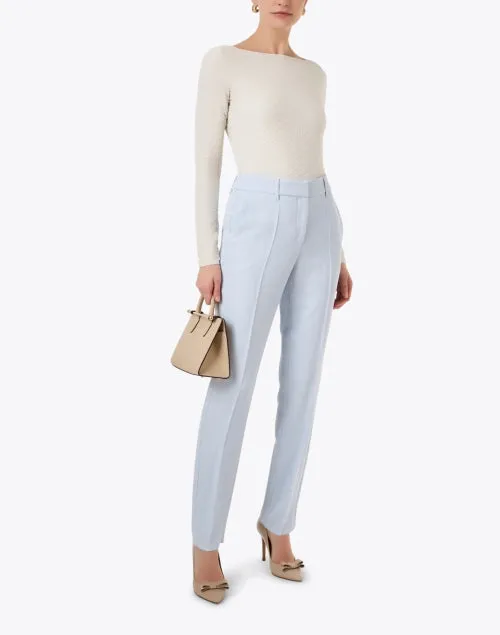 White Textured Top