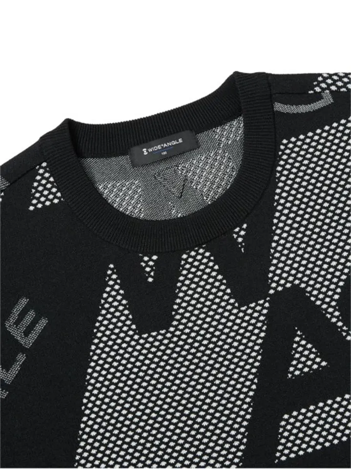 WideAngle: Men's CO Iconic Checker Round Sweater -2 colors