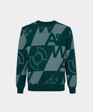 WideAngle: Men's CO Iconic Checker Round Sweater -2 colors