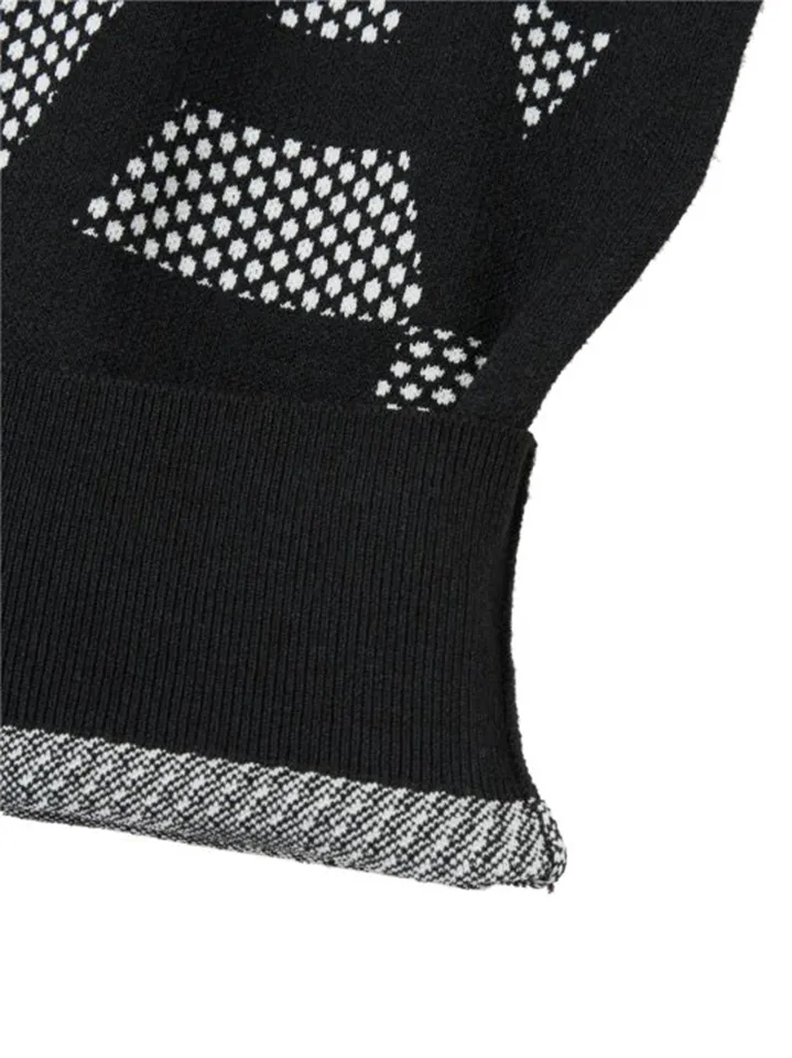 WideAngle: Men's CO Iconic Checker Round Sweater -2 colors