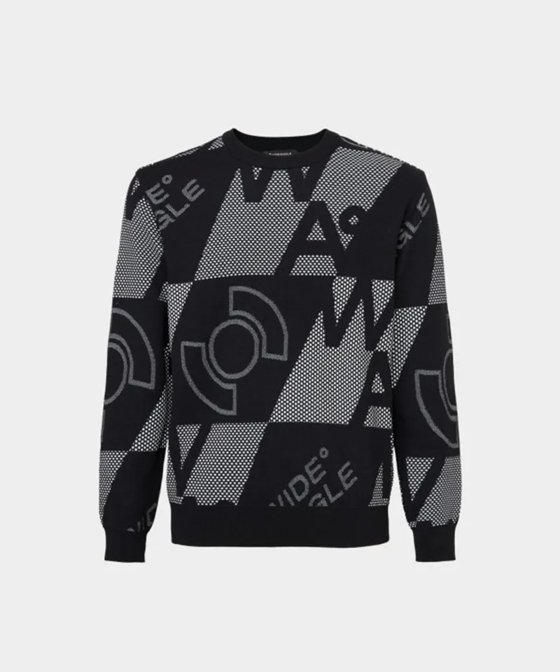 WideAngle: Men's CO Iconic Checker Round Sweater -2 colors