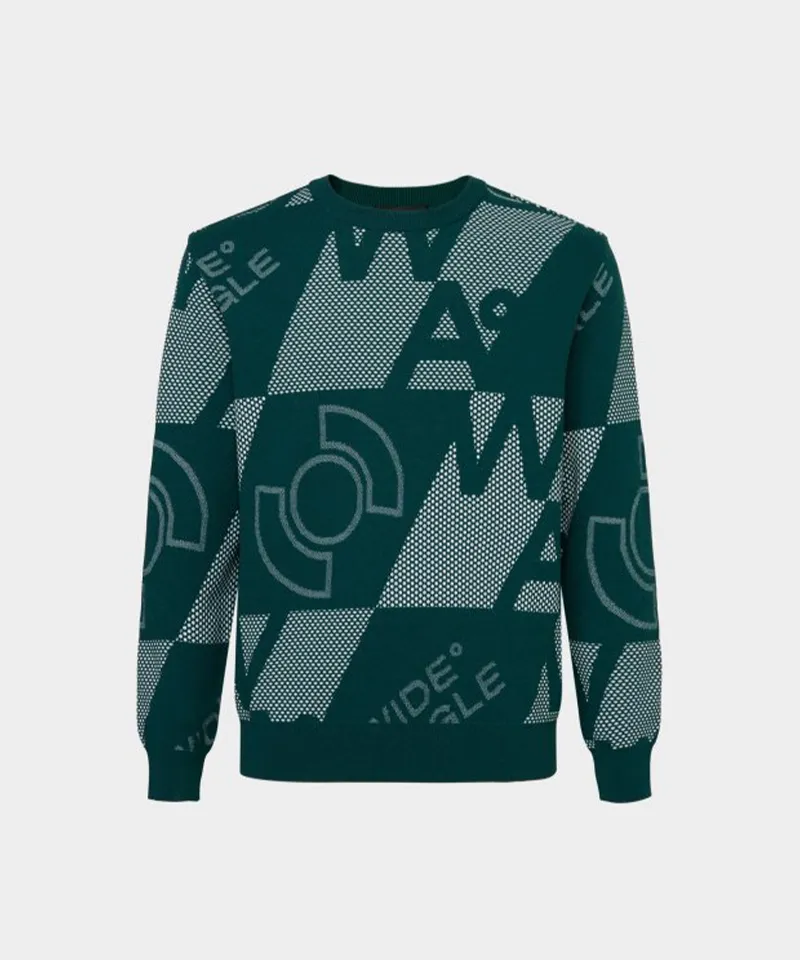 WideAngle: Men's CO Iconic Checker Round Sweater -2 colors