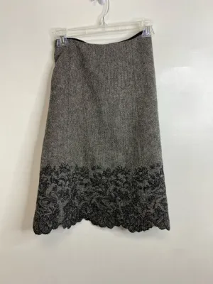 Womens Size 8 Misses Gray Ann Taylor Skirt