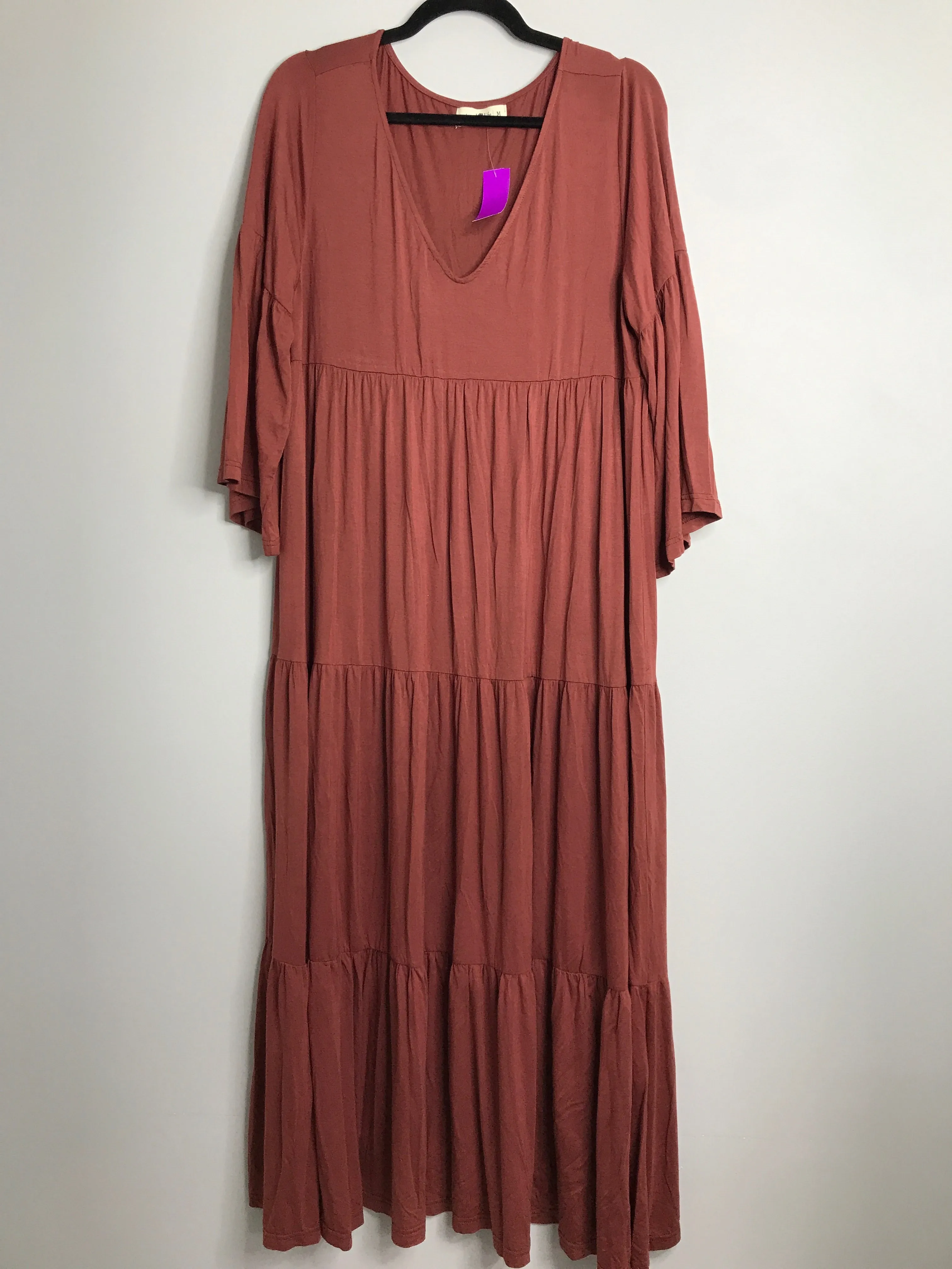 Womens Size Med Misses Brown natural life Dress