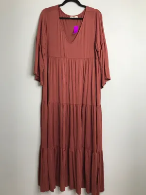 Womens Size Med Misses Brown natural life Dress
