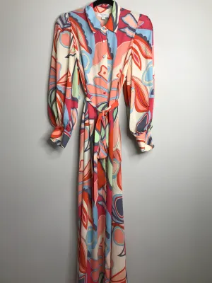 Womens Size Med Misses Orange Alexie Dress