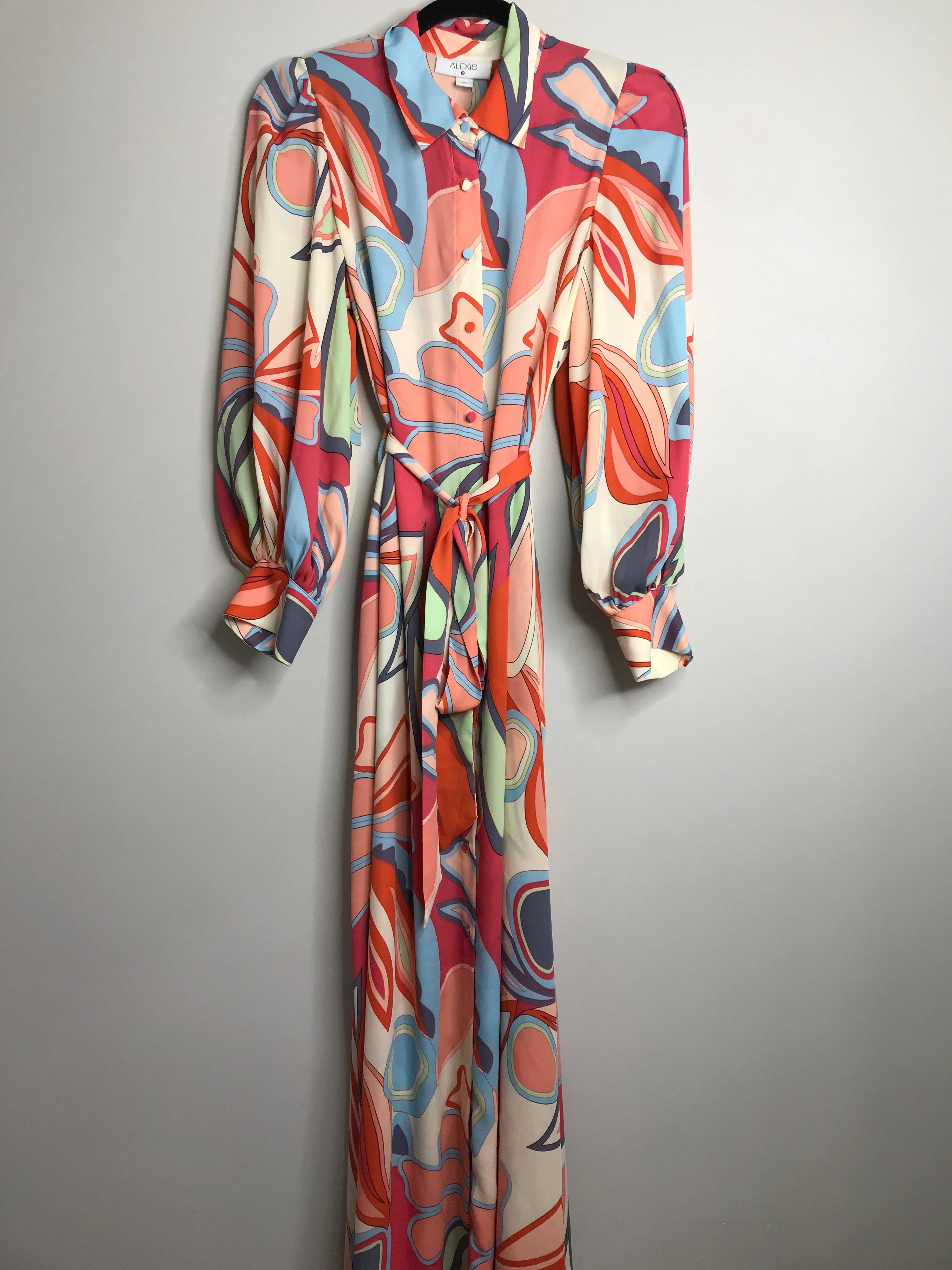 Womens Size Med Misses Orange Alexie Dress