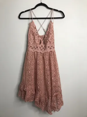Womens Size Med Misses Pink free people Dress