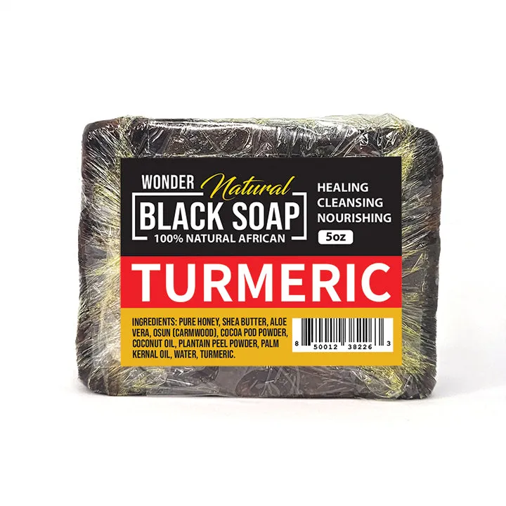 WONDER Natural Black Soap with Turmeric