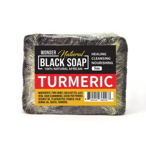WONDER Natural Black Soap with Turmeric