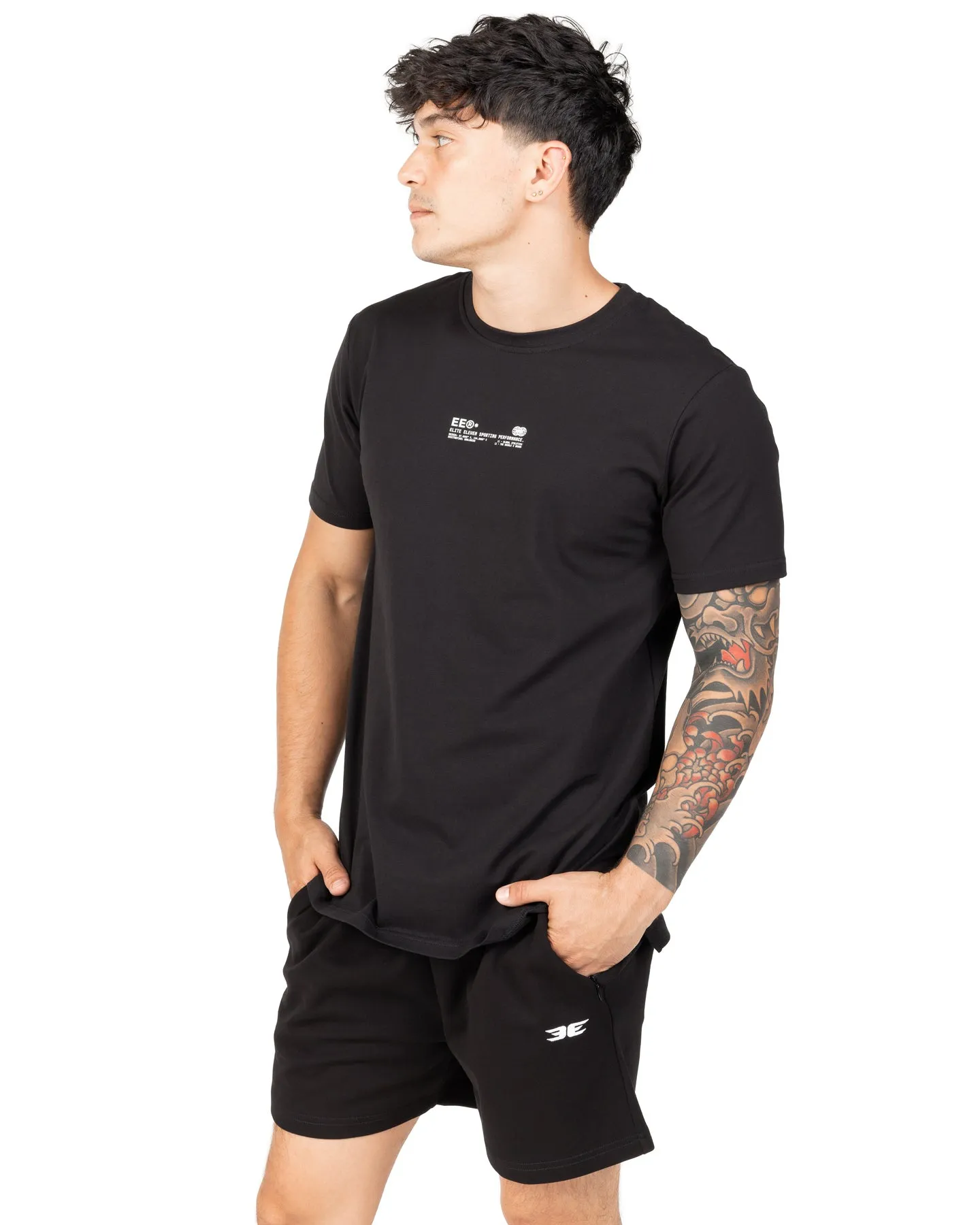 Worldwide Fitted Tee - Black