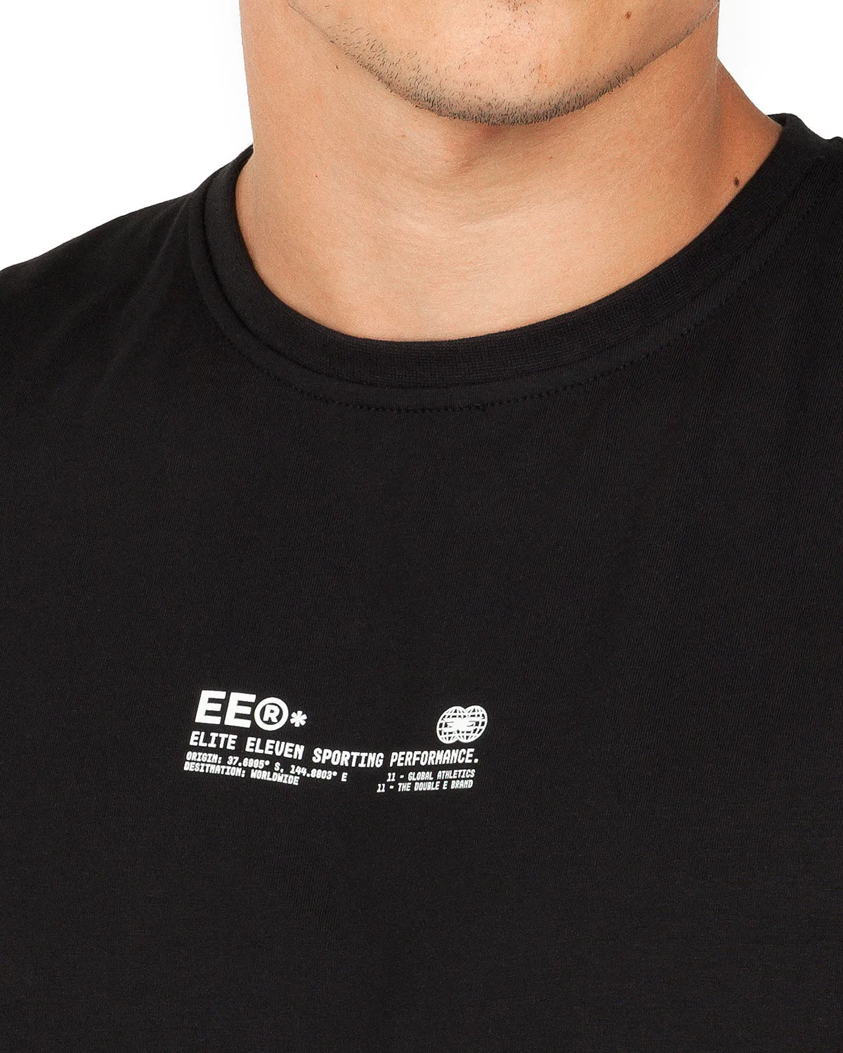 Worldwide Fitted Tee - Black